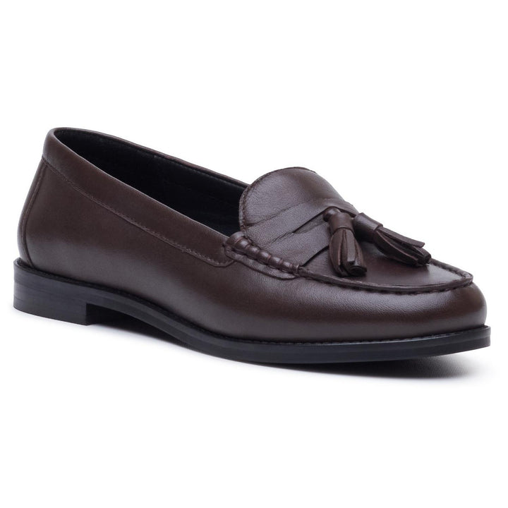 Connie Tassel Loafer Chocolate