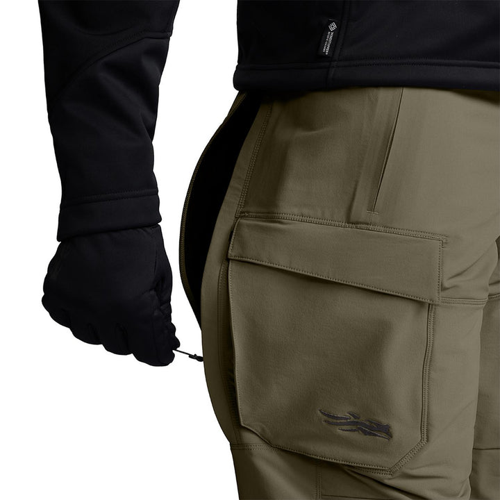 Brush Pant - Dark Green Sage – view 5