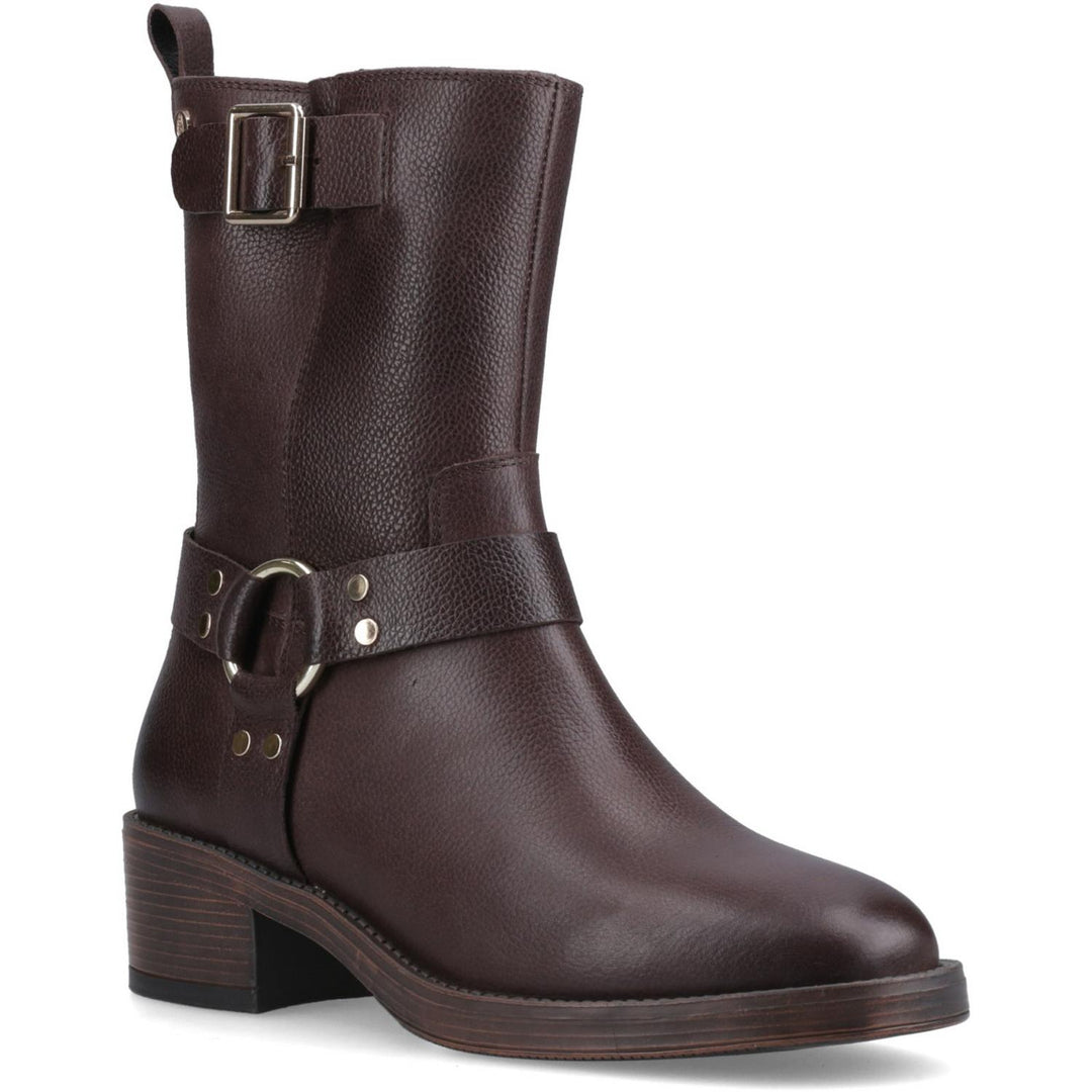 Althea Buckle Boot BROWN