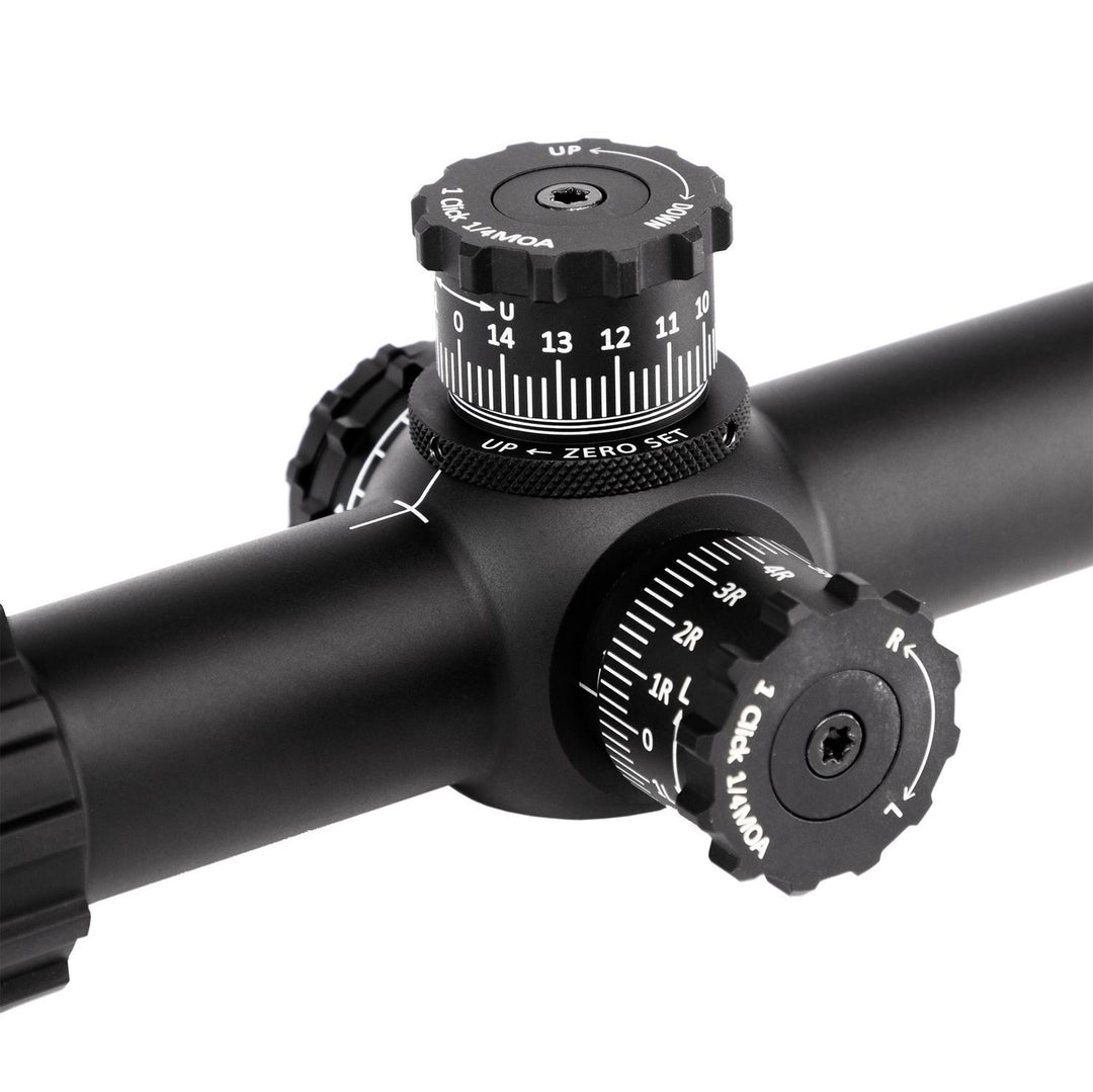 Sightron S-Tac 4-20x50 FFP Illuminated MRAD Zero Stop Rifle Scope