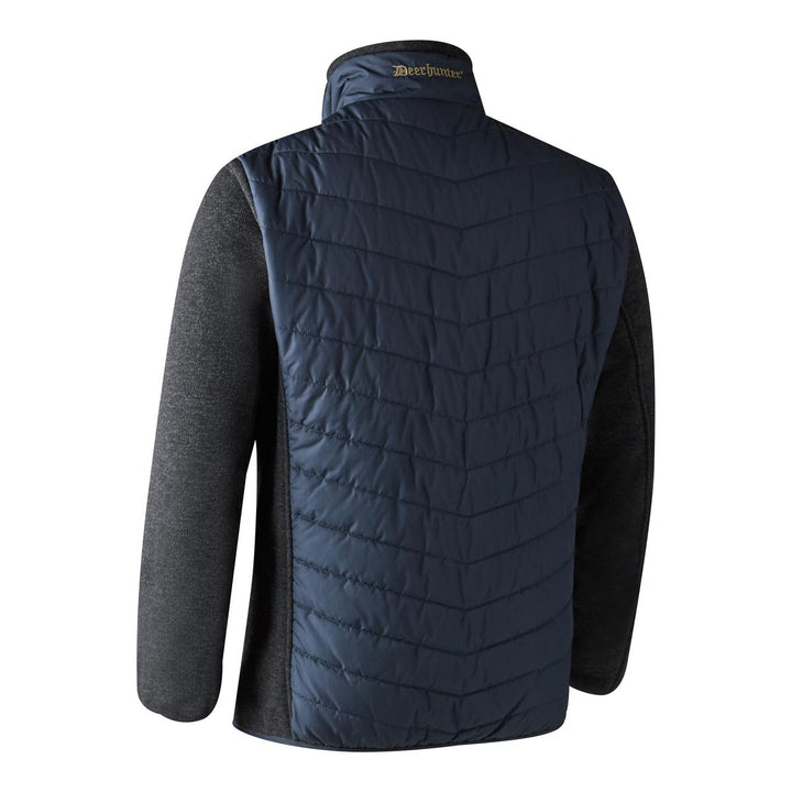 Deerhunter Moor Padded Jacket with knit Dark Blue