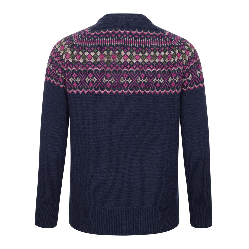 Hoggs of Fife Jura Ladies Fair Isle Crew Neck Pullover – view 2