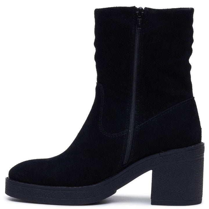 Flora Ruched Boot BLACK