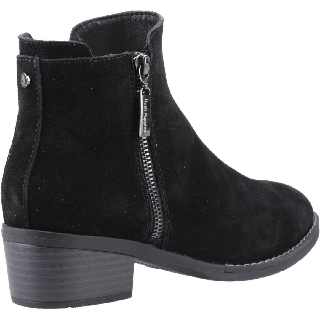 Ingrid Zip Boot Black