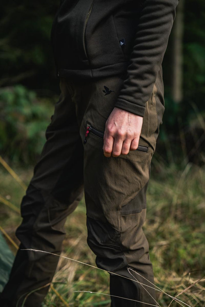 Seeland Larch Stretch Trousers Women Pine Green / Chocolate