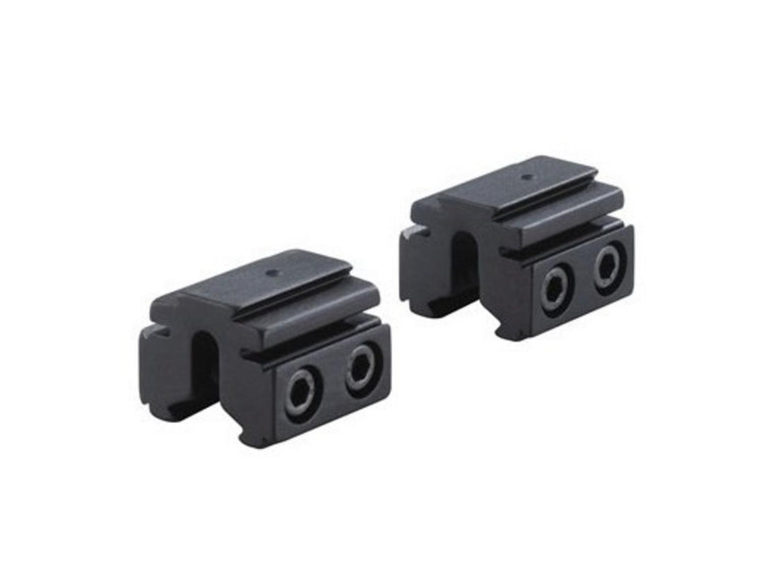 BKL 2 Piece 14mm Plus 1 Tri-Mount Dovetail Riser Rail - Matte Black
