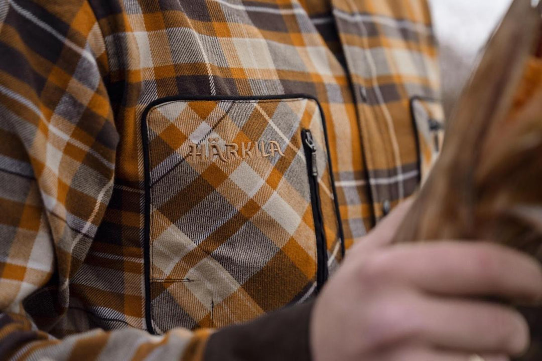 Harkila Pajala shirt Cornstalk check