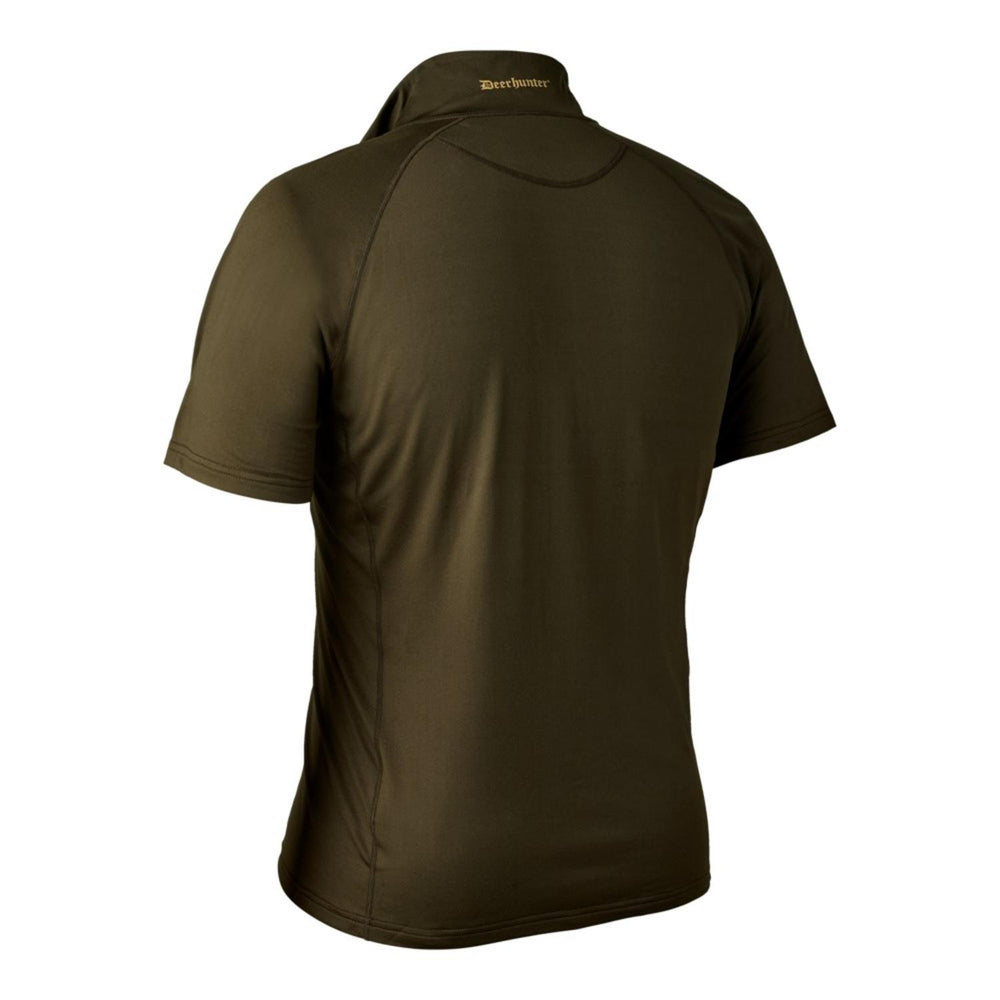Deerhunter Excape Insulated Zip-Neck T-Shirt - Art Green – view 2