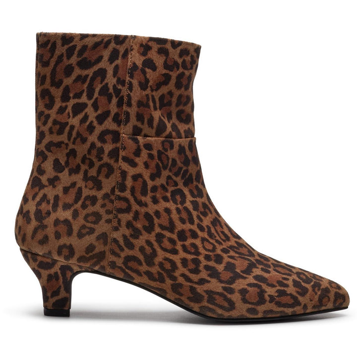 Nahla kitten heel boot Leopard