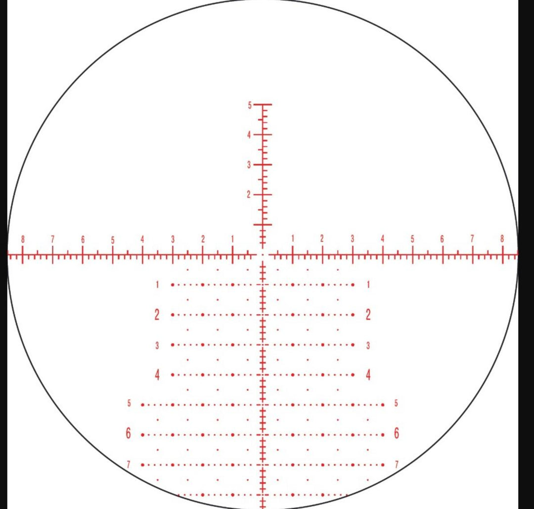 Wulf Defender 2.0 ED 5-25x56 FFP W-MIL5 0.1 MRAD Rifle Scope