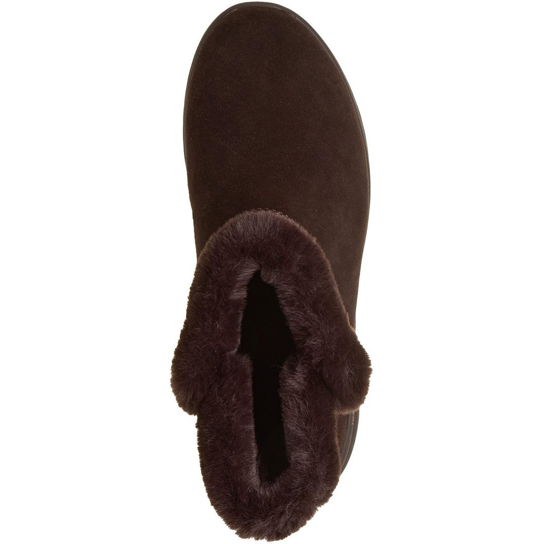 ON-THE-GO STELLAR COZY STEP Dark Brown Suede