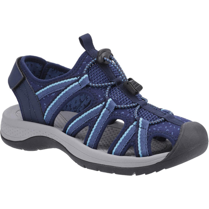 Cotswold Upton Sandal Navy/Turquoise - Walking Sandal