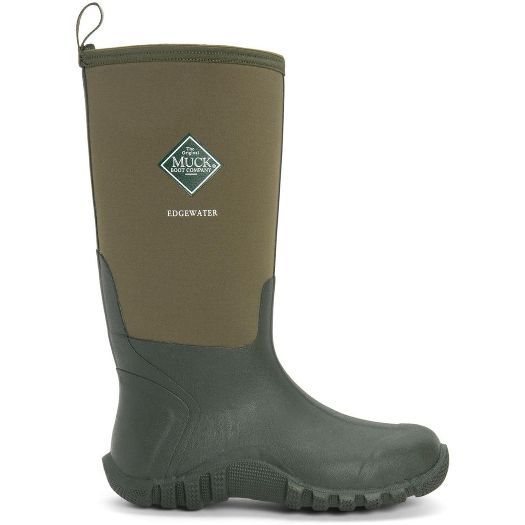 Muck Boots Edgewater Hi Patterned Wellington Moss