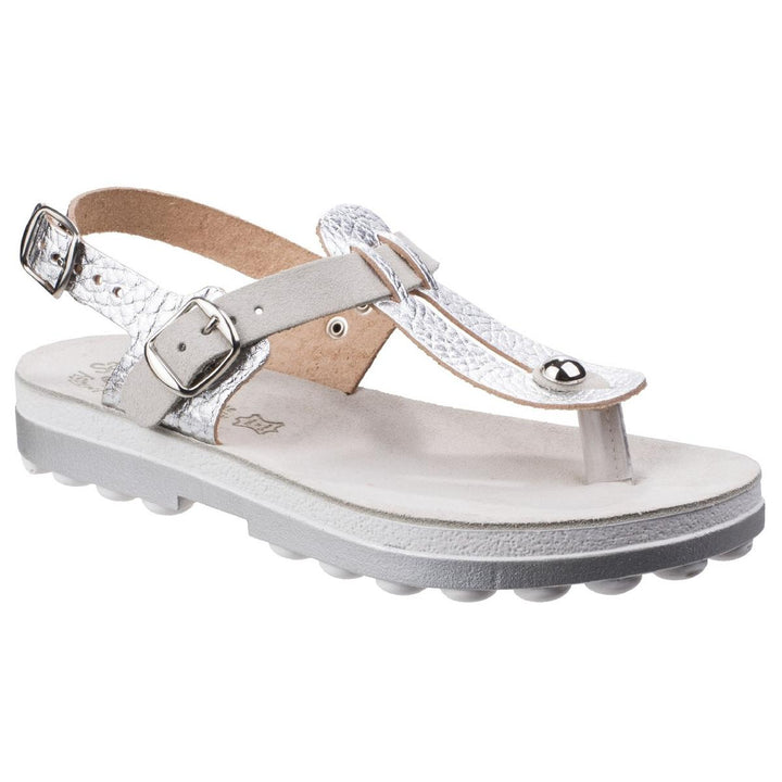 Fantasy Marlena Buckle Up Sandal Silver Grey