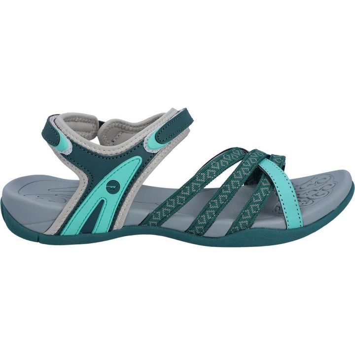 Hi-Tec Savanna II Sandal Lt Taupe/Olive/Sunset Coral