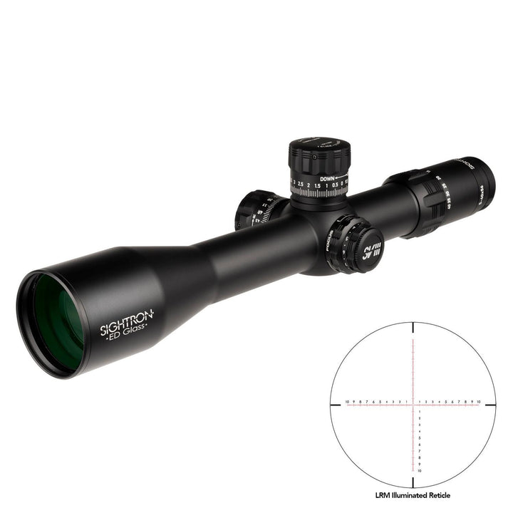 Sightron SVIII ED 5-40x56 FFP Illuminated LRM Rifle Scope