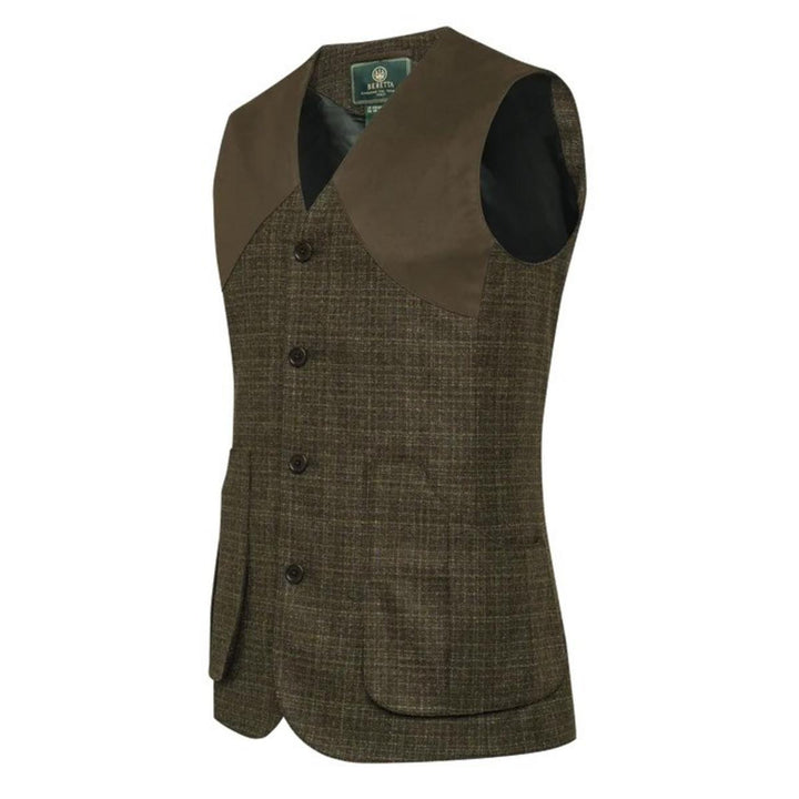 Beretta ST JAMES VEST Green & Rust Check