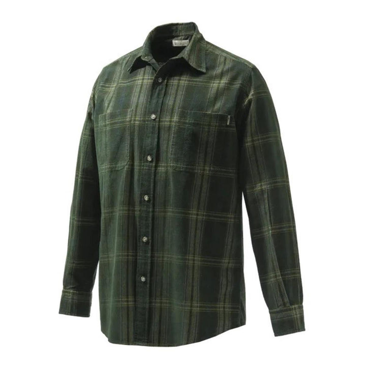 Beretta MANCHESTER CORDUROY SHIRT Green & yellow check