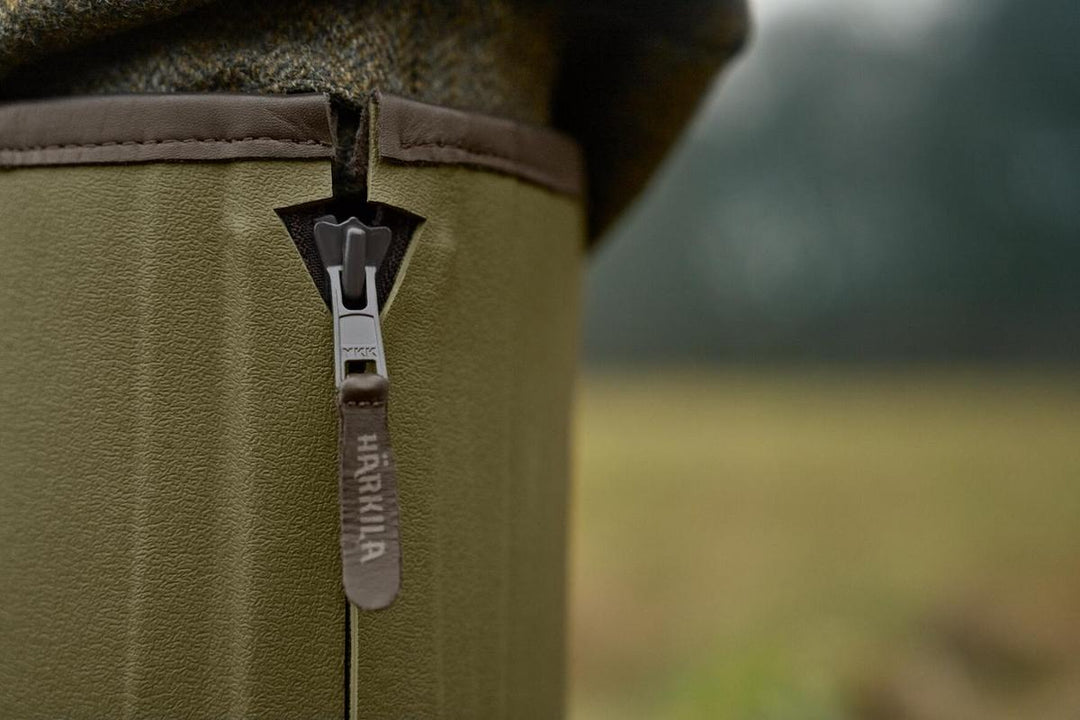 Harkila Forester Zip Rubber Boot Dark