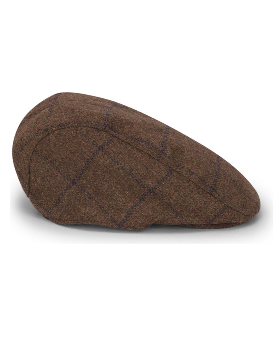 Hoggs of Fife Windowpane Waterproof Tweed Hat – view 2