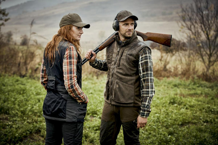 Deerhunter Gamekeeper Shooting Waistcoat Graphite Green