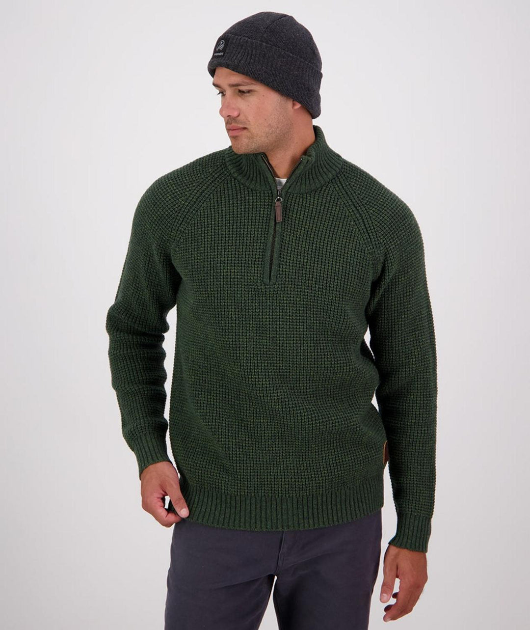 Swanndri Men's Chalky Island Waffle Jumper