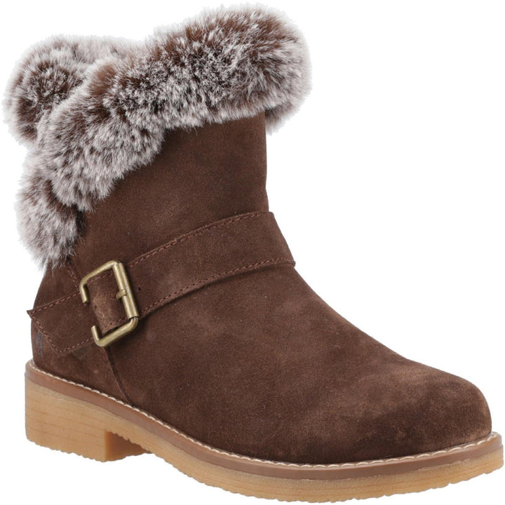 Hannah Wide Fit Boot Chocolate