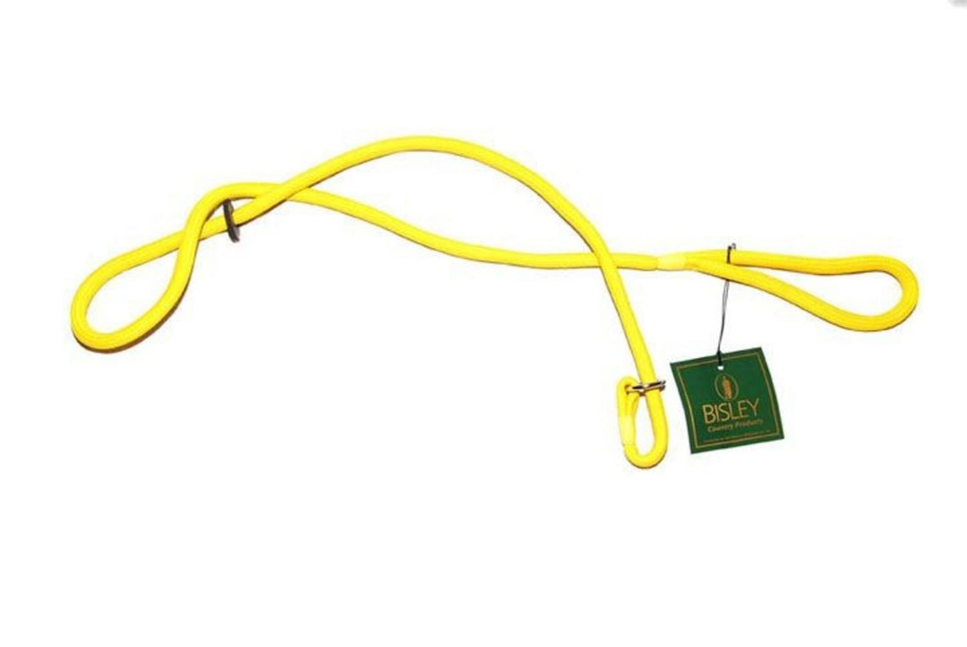 Bisley Yellow Braid Dog Slip Lead gundog lead