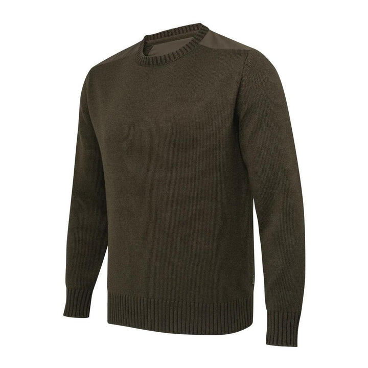 Beretta WILTON CREW NECK TECH SWEATER Brownbark&moss