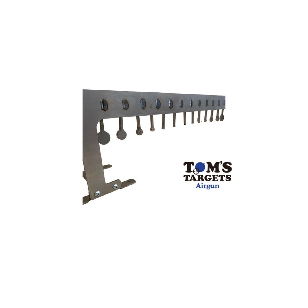 Tom's Targets Duelling Know Your Limits Airgun Targets - 3mm Mild Steel