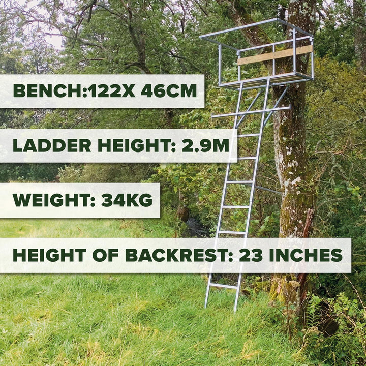 BushWear G2 Two Man Galvanised Highseat – view 8