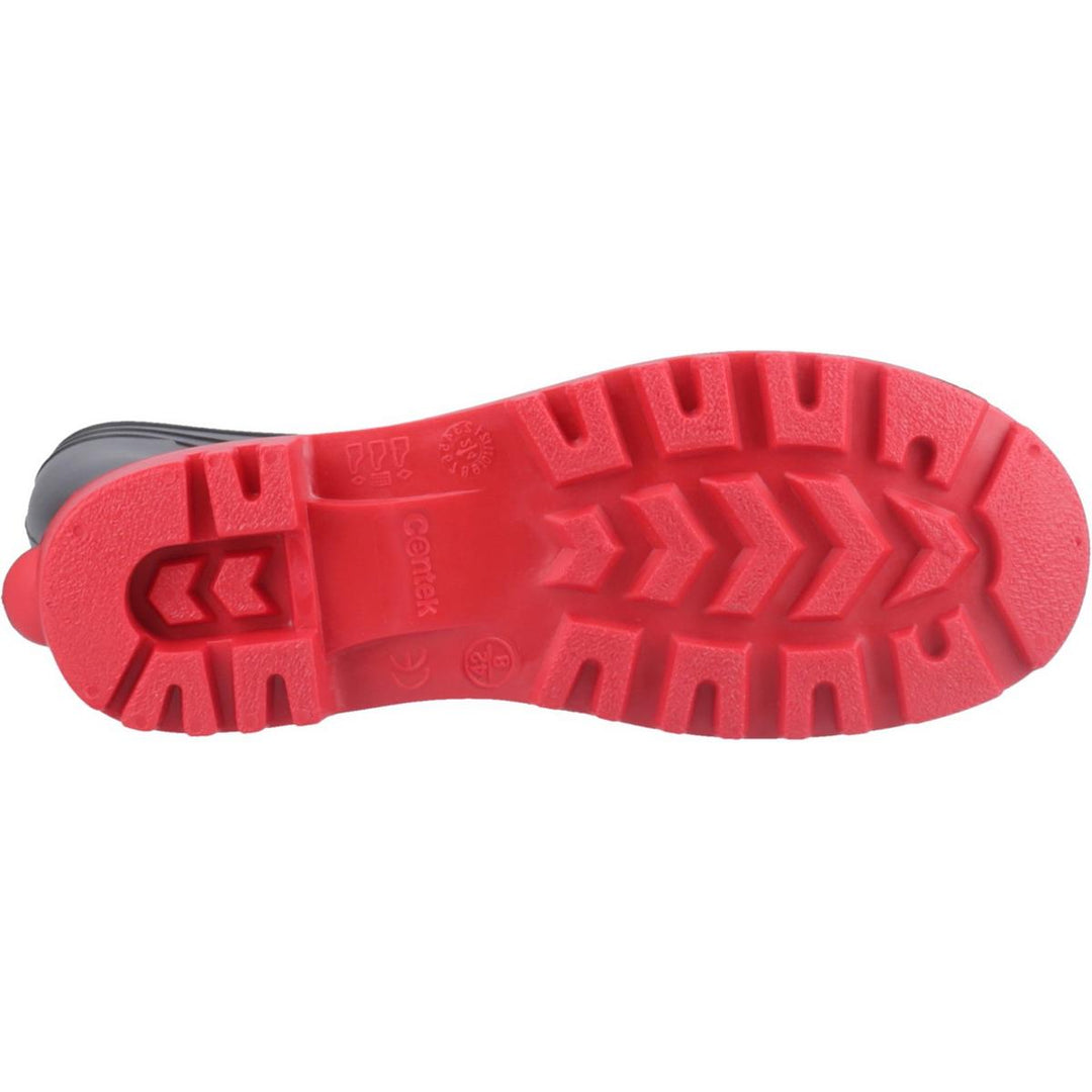 Centek FS340 Safety Wellington Black/Red