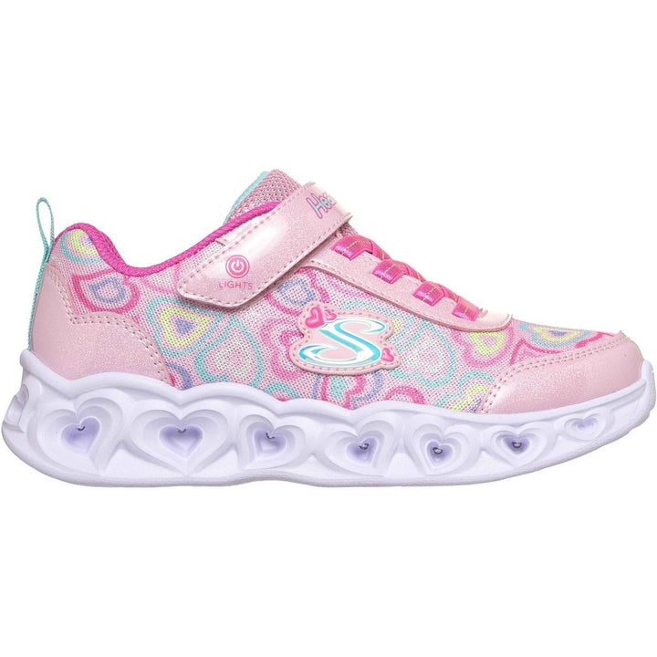 Skechers Heart Lights Boogie Love Trainers Light Pink/Multi