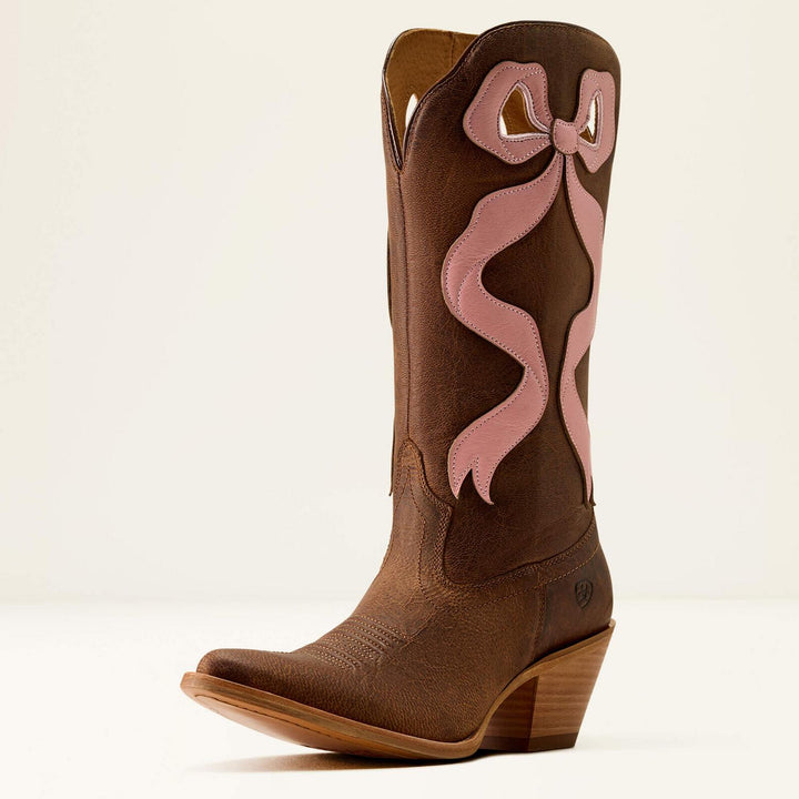 Ariat Ladies Beaux J Toe Wthrd Tn/bby Pack