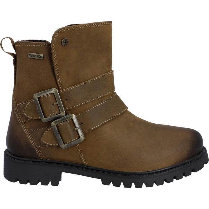Hunter Ness Ankle Boot Dark Tan