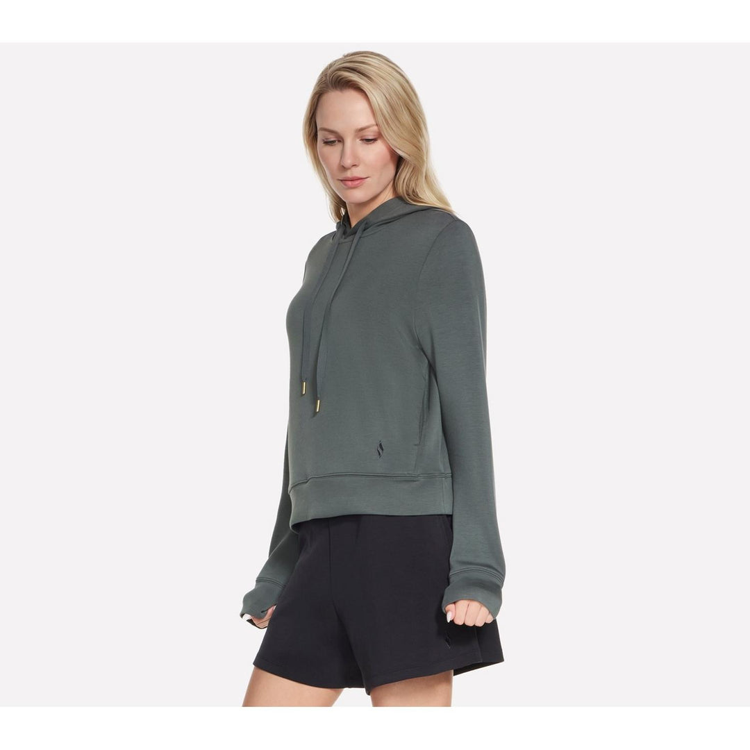 SKECHERS COZY LUXE HOODIE Green/Black