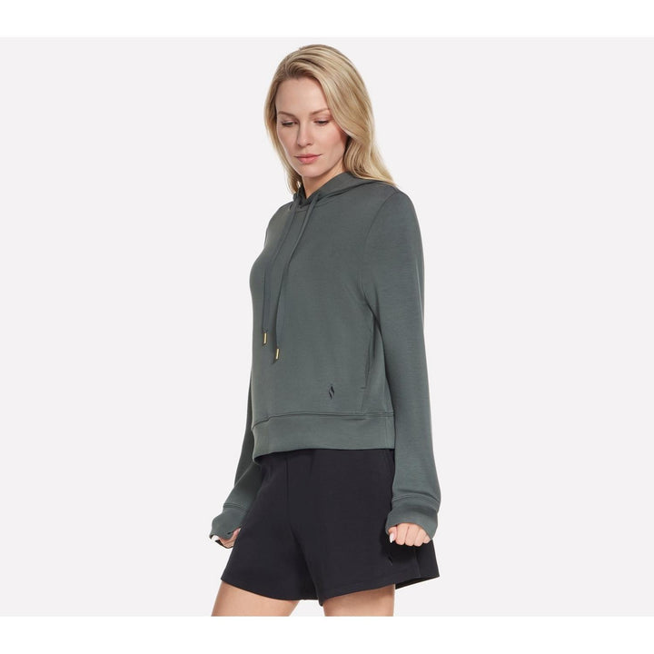 SKECHERS COZY LUXE HOODIE Green/Black