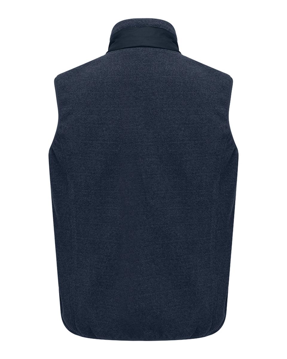 Hoggs of Fife Melville Hybrid Gilet - Midnight Navy Marl