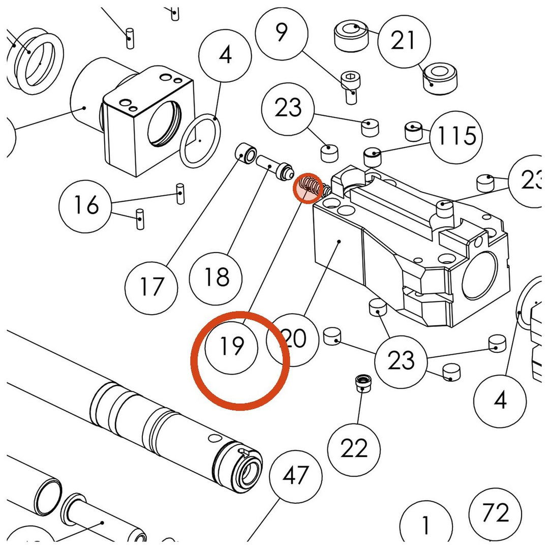 FX Spring 0.5 x 3.5 x 15 17046