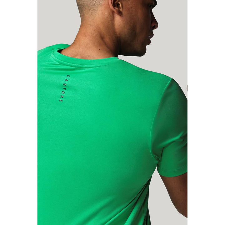 Castore Short Sleeve Tee Shirt JADE GREEN / GUNMETAL – view 8