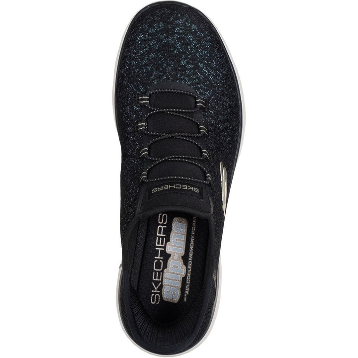 SUMMITS LUNAR GLOW Black Mesh/Gold Trim