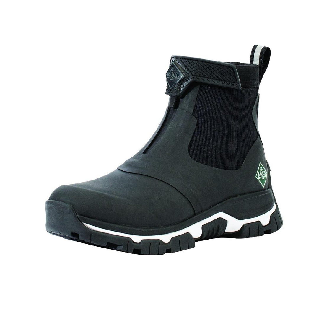 Muck Boots Apex Mid Zip Wellington Black/White