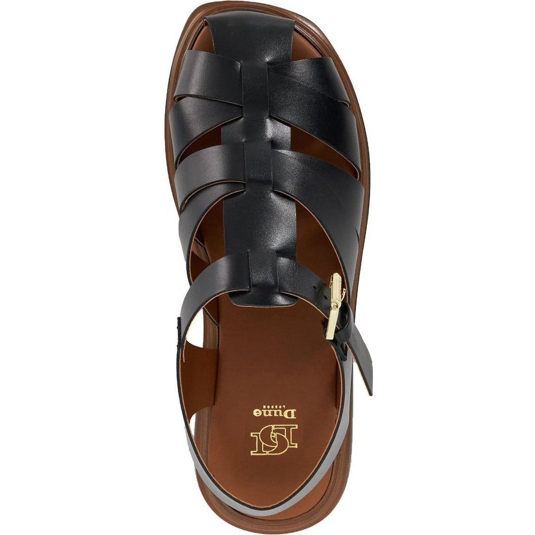 Dune Lisherman Sandal Black