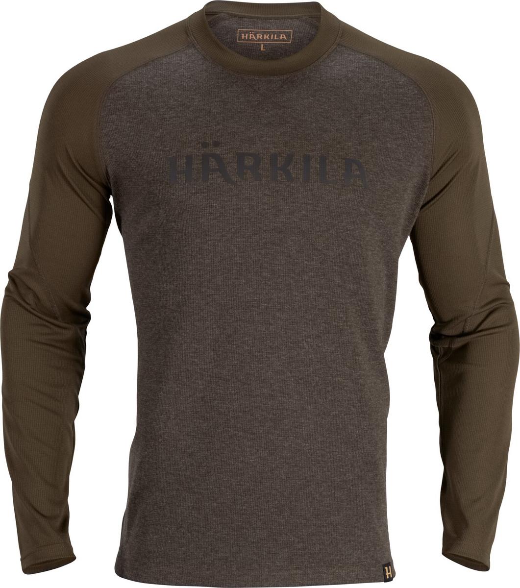 Harkila Metso L/S tshirt Olive night/Willow