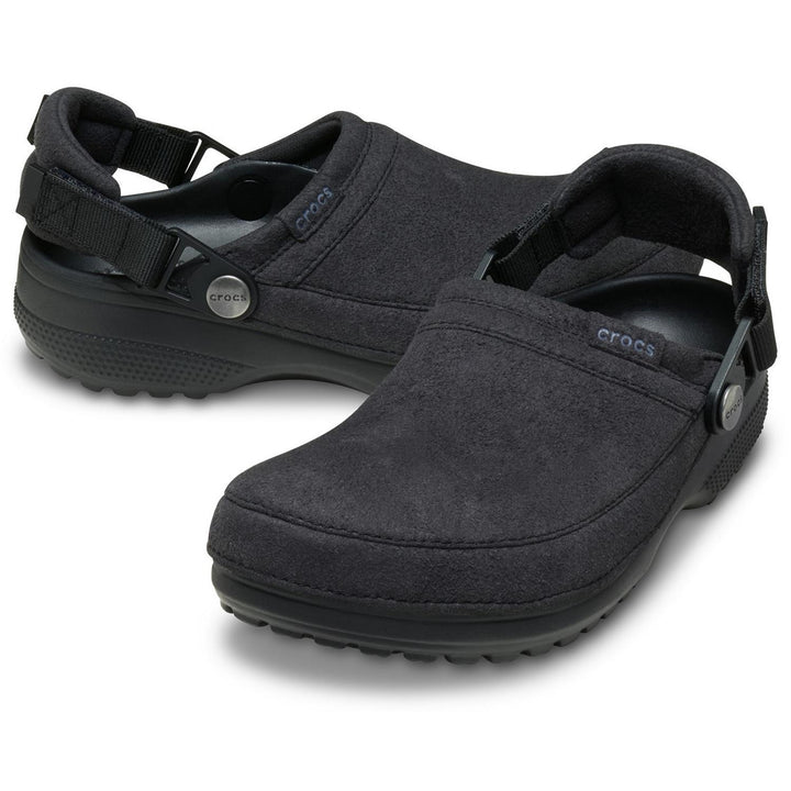 Classic Crafted Vegan Suede Clog Black