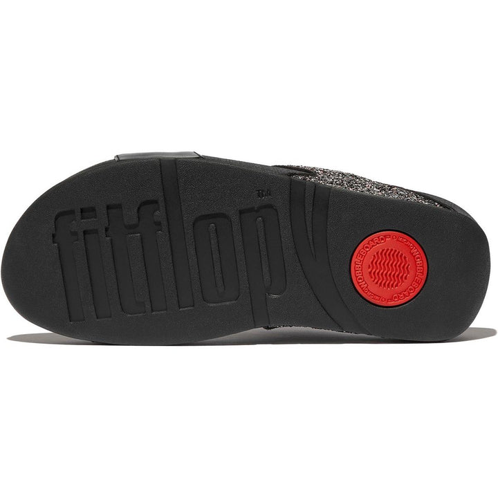 Fitflop Lulu 2 Bar Glitter Sandal Black/Multi