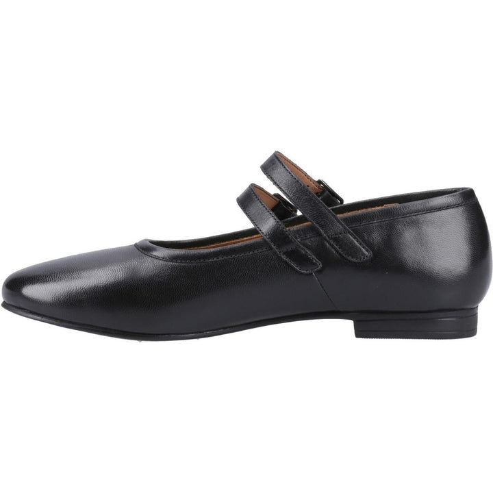 Hush Puppies Nancy Mary Jane Ballet Black Leather – view 4