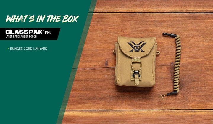 Vortex GlassPak Pro Laser Rangefinder Pouch-Tan