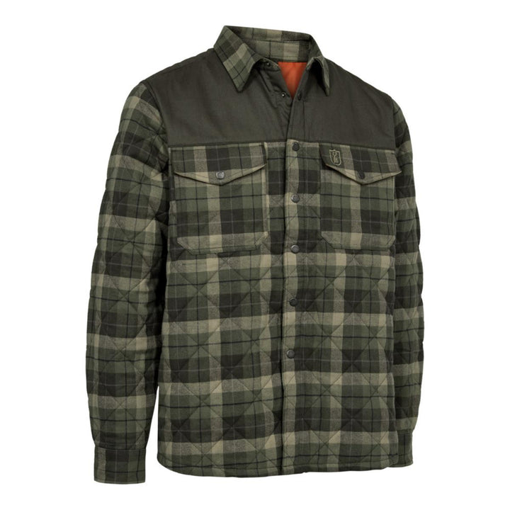 Deerhunter  Elbert Padded Shirt Jacket Green Check