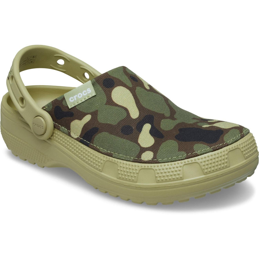 Classic Crafted Camo Clog Tac Green